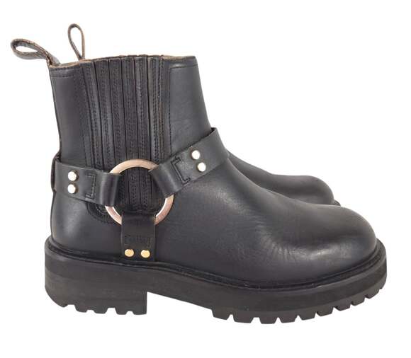 AllSaints Shoes - AllSaints Maddie Biker Boots US 10 EU 40 Womens Black Leather $350